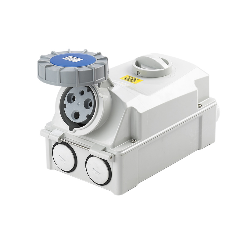 VP37259 VINPOWER 63A 3P 220V SWITCHED SOCKET IP67